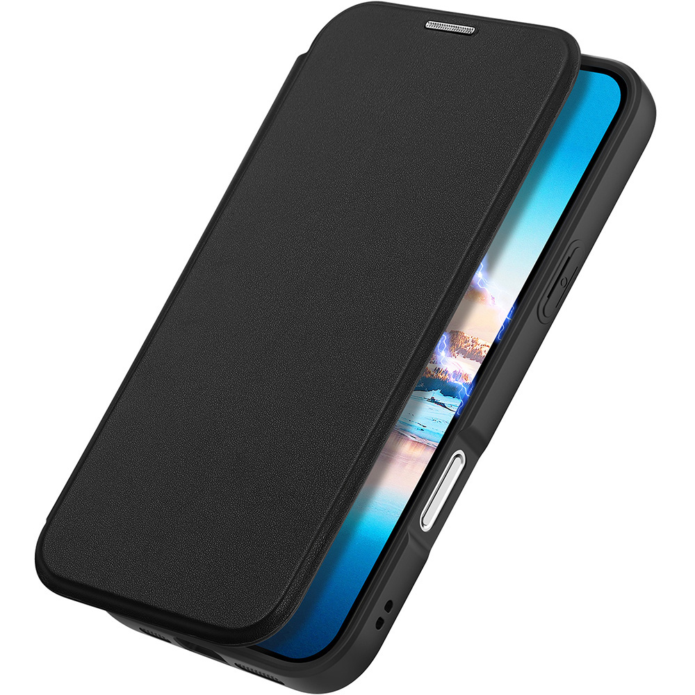 Etui Dux Ducis Skin X Pro Magnetic do Apple iPhone 17 Pro Max, czarno-przezroczyste